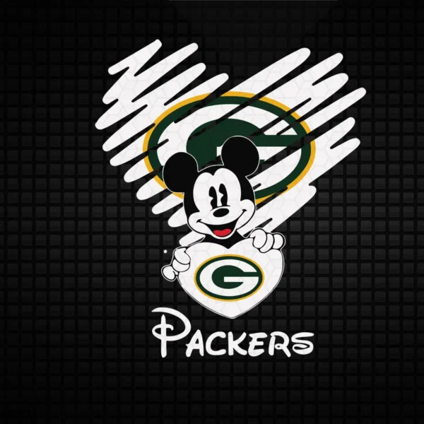 modern with playful elements Packers classic SVG design showing nostalgia mixed with excitement for Cricut and Silhouette cutting machines