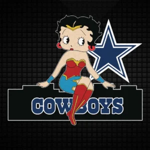 modern with a playful twist Cowboys logo SVG design showing pride for Cricut and Silhouette cutting machines