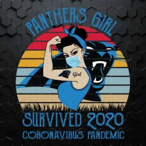 Girl Survived 2020 Carolina Panthers SVG Football Fangirls