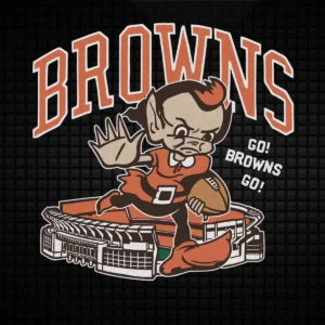 vintage with a bold and playful aesthetic Browns classic SVG design showing nostalgia and pride for Cricut and Silhouette cutting machines