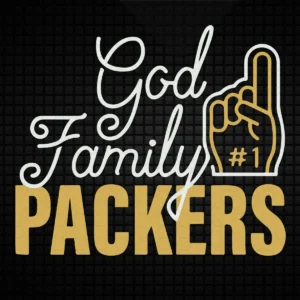 modern with a vintage touch Packers classic SVG design showing pride for Cricut and Silhouette cutting machines