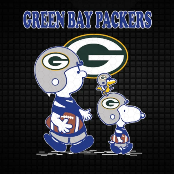 playful and nostalgic with a vintage cartoon aesthetic Packers classic SVG design showing nostalgia and joy for Cricut and Silhouette cutting machines