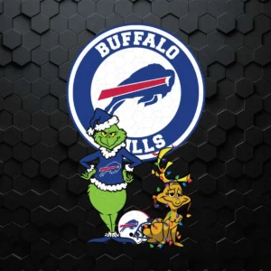 Grinch And Max Buffalo Bills SVG Digital Download