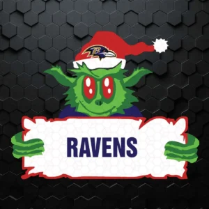Grinch Baltimore Ravens SVG Cricut Digital Download