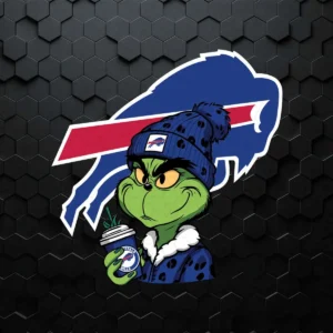 Grinch Buffalo Bills SVG Digital Download Happy Christmas Day