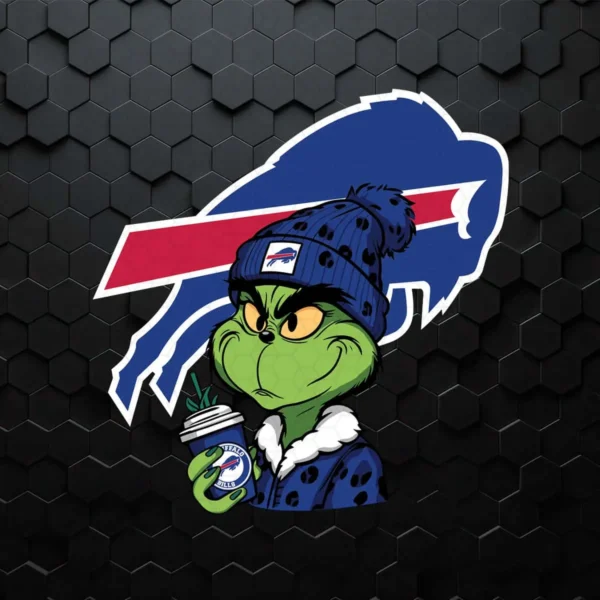 Grinch Buffalo Bills SVG Digital Download Happy Christmas Day