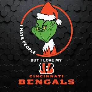 modern and playful with a touch of vintage holiday spirit Bengals classic SVG design showing humor and nostalgia for Cricut and Silhouette cutting machines