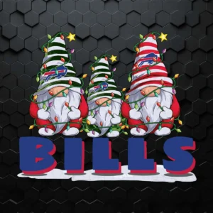 Happy Christmas Gnomes Buffalo Bills 1960 SVG Download