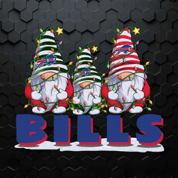 Happy Christmas Gnomes Buffalo Bills 1960 SVG Download