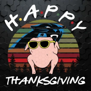 Happy Turkey Thanksgiving Carolina Panthers Lovers SVG