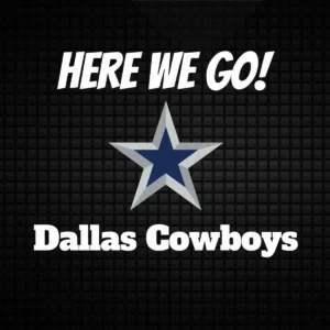 modern with a bold and energetic feel Cowboys classic SVG design showing excitement for Cricut and Silhouette cutting machines
