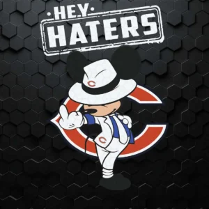 Hey Haters - Mickey X Chicago Bears Funny SVG Cricut File