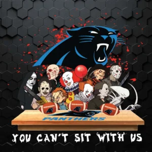 Horror You Can't Sit With Us Carolina Panthers SVG