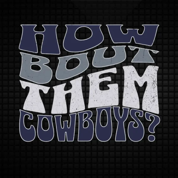 vintage with a bold, playful twist Cowboys classic SVG design showing excitement for Cricut and Silhouette cutting machines