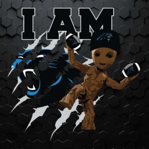 I Am Groot Baby Fan Carolina Panthers Lovers SVG