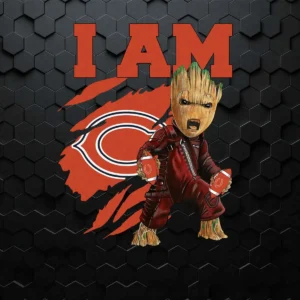I Am Groot Chicago Bears PNG Printable 300 DPI