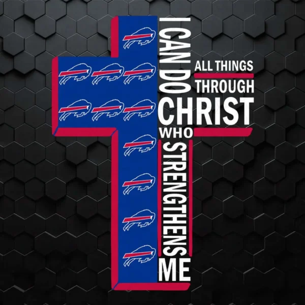 I Can Do All Things Through Christ Buffalo Bills SVG
