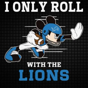 modern and playful with a vintage twist Lions classic SVG design showing excitement and loyalty for Cricut and Silhouette cutting machines