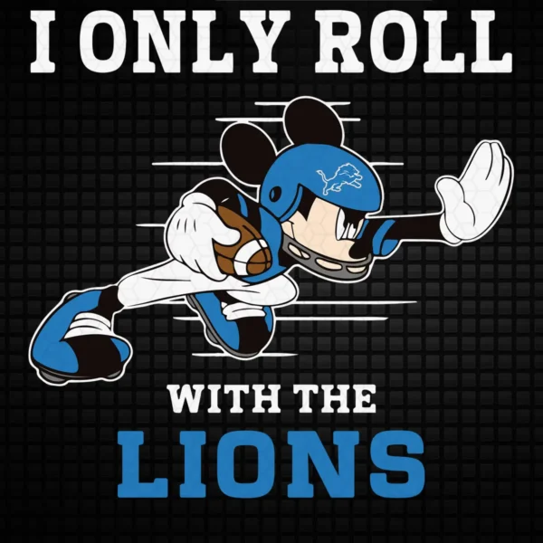 modern and playful with a vintage twist Lions classic SVG design showing excitement and loyalty for Cricut and Silhouette cutting machines