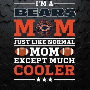 I'm A Bears Mom Just Like Normal Mom Except Cooler SVG
