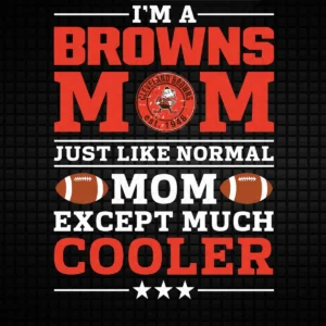 bold and playful with a vintage touch Browns classic SVG design showing pride for Cricut and Silhouette cutting machines