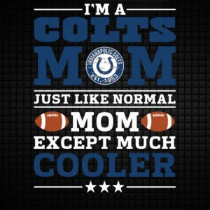 bold and modern with a playful twist Colts classic SVG design showing pride and camaraderie for Cricut and Silhouette cutting machines