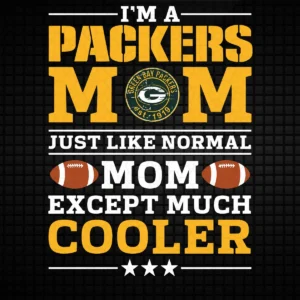 bold and modern with a playful twist Packers classic SVG design showing pride for Cricut and Silhouette cutting machines
