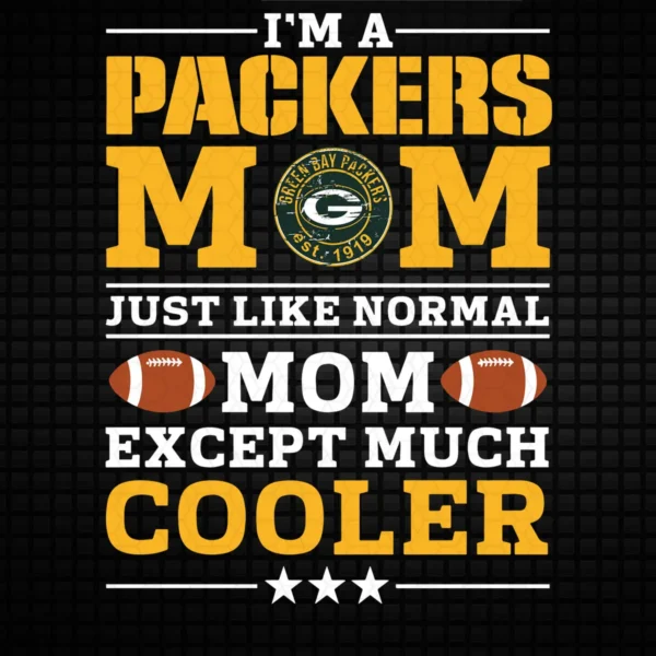 bold and modern with a playful twist Packers classic SVG design showing pride for Cricut and Silhouette cutting machines