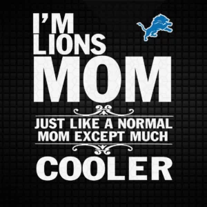 modern with a playful twist Lions classic SVG design showing humor and pride for Cricut and Silhouette cutting machines