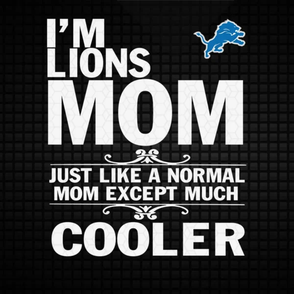modern with a playful twist Lions classic SVG design showing humor and pride for Cricut and Silhouette cutting machines