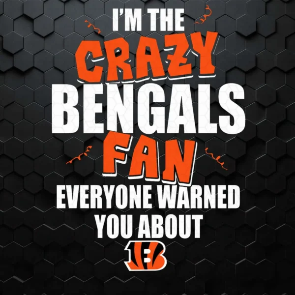 bold and modern with a playful twist Bengals classic SVG design showing excitement for Cricut and Silhouette cutting machines