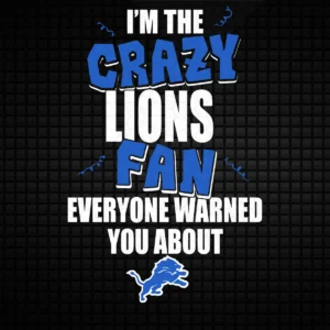 bold and modern with a playful twist Lions classic SVG design showing excitement and pride for Cricut and Silhouette cutting machines