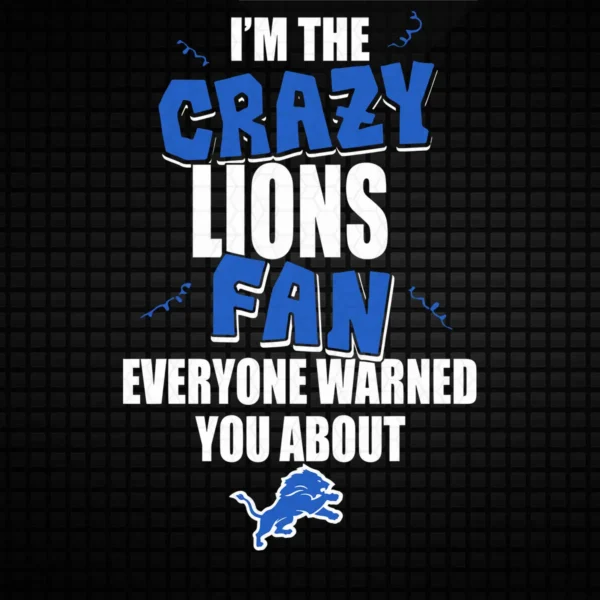 bold and modern with a playful twist Lions classic SVG design showing excitement and pride for Cricut and Silhouette cutting machines