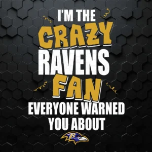 I'm The Crazy Ravens Fan Everyone Warned You About SVG