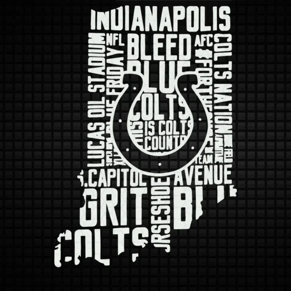 vintage with a modern twist, featuring bold typography and a layered composition Colts classic SVG design showing pride for Cricut and Silhouette cutting machines