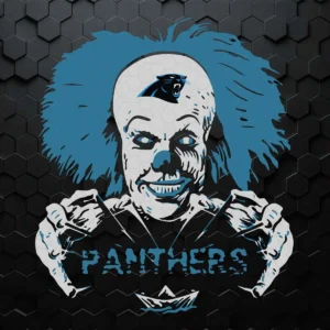 It Halloween Carolina Panthers SVG Cricut File