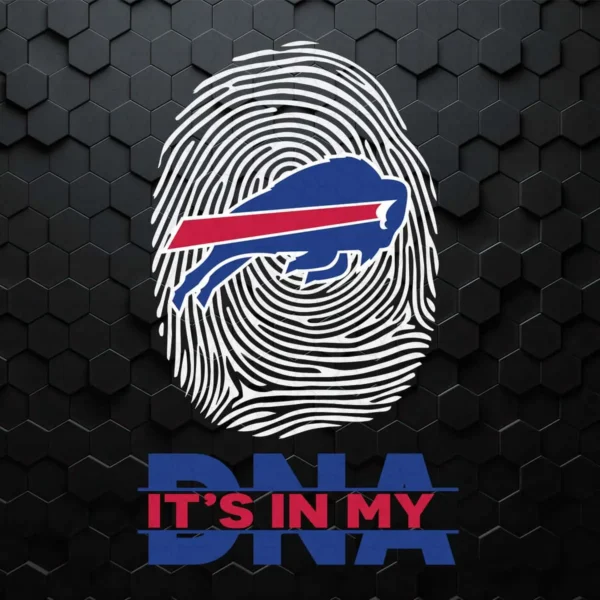 It's In My Dna Buffalo Bills Fingerprint American Football SVG