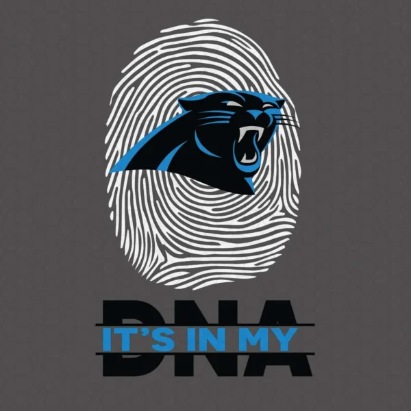 It's In My Dna Carolina Panthers Fingerprint SVG