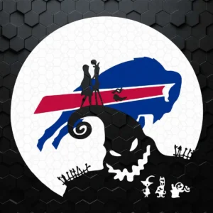 Jack Skellington And Sally Buffalo Bills Halloween SVG