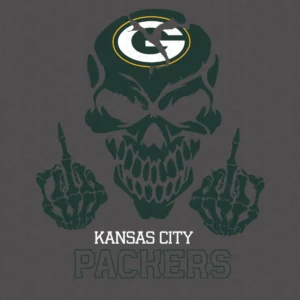 bold and edgy with a vintage twist Packers skull SVG design showing defiance and pride for Cricut and Silhouette cutting machines