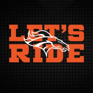 modern and bold with a touch of vintage Broncos classic SVG design showing excitement and pride for Cricut and Silhouette cutting machines
