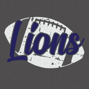vintage with a modern twist, featuring a bold and playful typography Lions logo SVG design showing pride for Cricut and Silhouette cutting machines