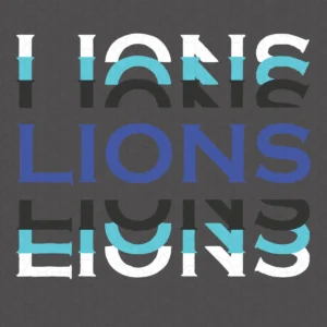 modern and bold with a playful twist Lions classic SVG design showing excitement and pride for Cricut and Silhouette cutting machines