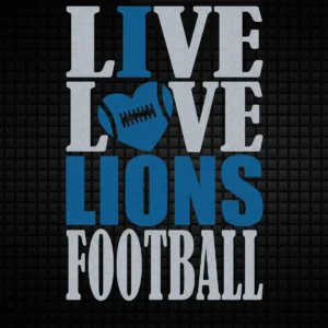 modern with a bold and playful aesthetic Lions classic SVG design showing excitement and pride for Cricut and Silhouette cutting machines