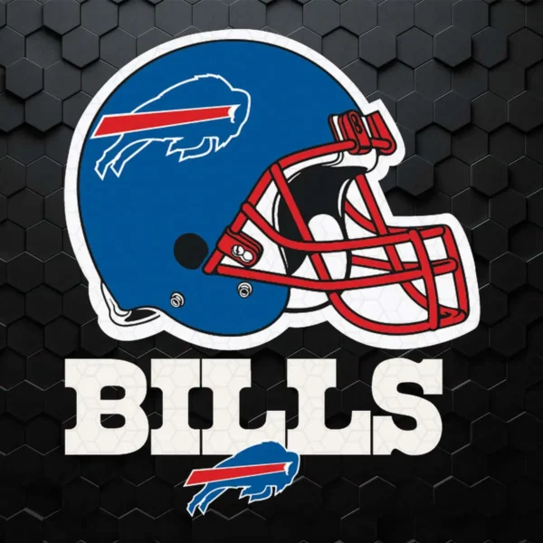 Logo Buffalo Bills Helmet SVG Cricut Digital Download Silhouette