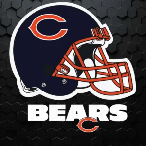 Logo Chicago Bears Helmet SVG Digital Download