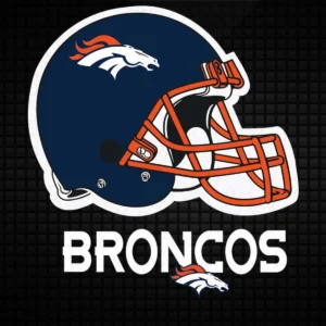 modern with a bold vintage touch Broncos logo SVG design showing pride for Cricut and Silhouette cutting machines