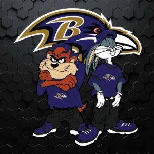 Looney Tunes Hip Hop Baltimore Ravens SVG