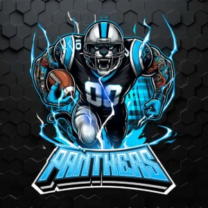 Love Carolina Panthers Football Mascot Game Day PNG File