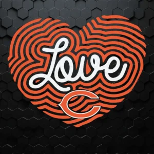 Love Chicago Bears DNA Funny SVG Cricut File Clipart